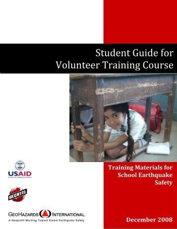 GHI Student Guide for Volunteer Training Course - GeoHazards ...