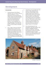 Development - The Chilterns AONB