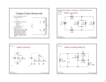 Chapter 6 - Series-Parallel Circuits