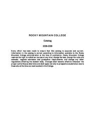 Download - Rocky Mountain College