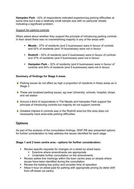 Eastbourne parking review - Consultation results - East Sussex ...