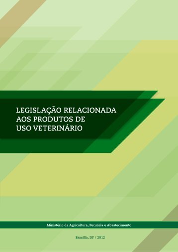 legislação relacionada aos produtos de uso veterinário