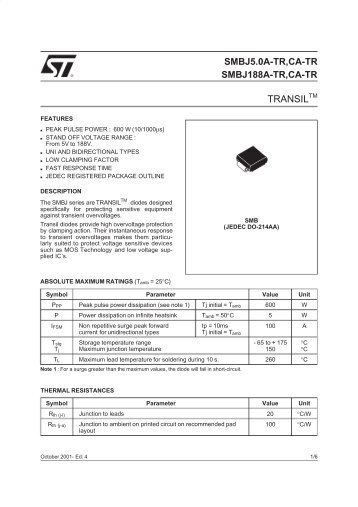 TRANSIL - TE-EPC-LPC