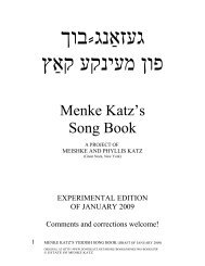 BIBLIOGRAPHY TO EARLY MARCH 2007 - Dovid Katz