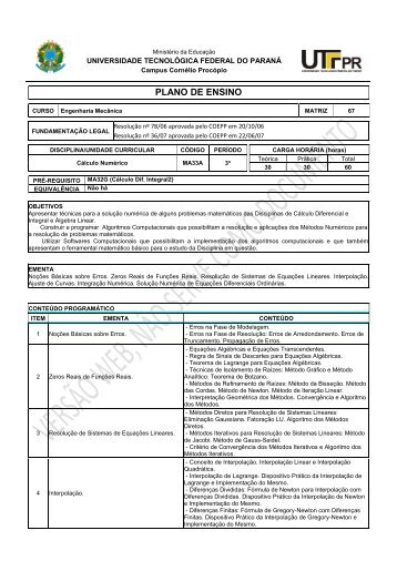 MA33A_CALCULO_NUMERICO_M31.pdf196 KB 08/10 ... - UTFPR