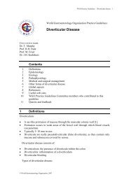 Diverticular disease - World Gastroenterology Organisation