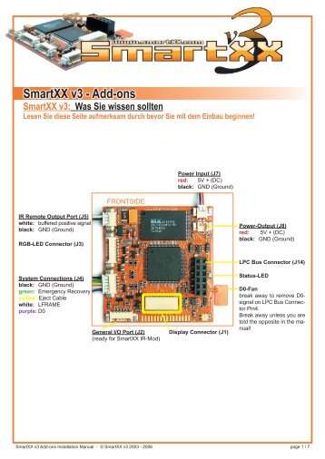 SmartXX v3 - Add-ons