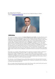 1 Dr. Anantha Narayana D B, Ph.D., Head: Herbals Research ...