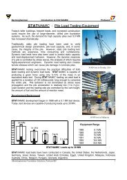 STATNAMIC : Pile Load Testing Equipment - Profound BV