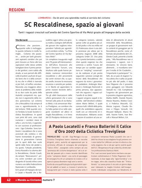 regioni - Federazione Ciclistica Italiana