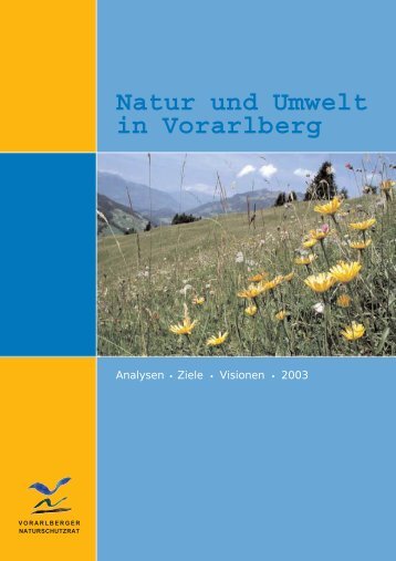 Natur und Umwelt in Vorarlberg - Vorarlberger Naturschutzrat