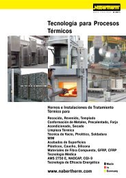 catalogue Tecnología para Procesos Térmicos - Nabertherm