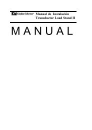 Manual de InstalaciÃ³n Transductor Load Stand II - Kistler-Morse