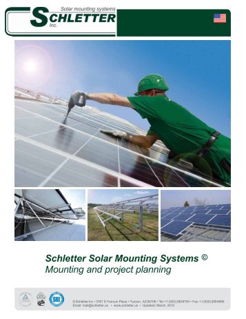 Schletter Solar Mounting Systems Â© Mounting and ... - Schletter Inc.