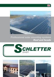 Professional solar mounting systems Roof and facade
