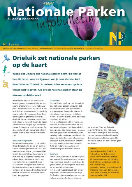Infobulletin juni 2008 - Nationaal Park De Meinweg