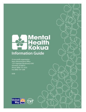 MHK Guide - Mental Health Kokua