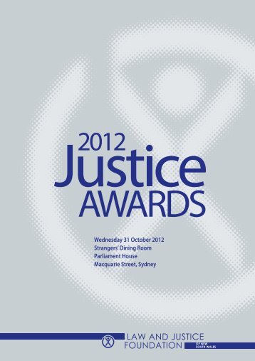 LIAC Centre of Excellence Award - Law and Justice Foundation