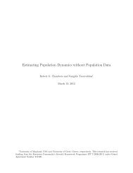 Estimating Population Dynamics without Population Data