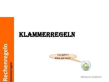 Rechenregeln Klammerregeln