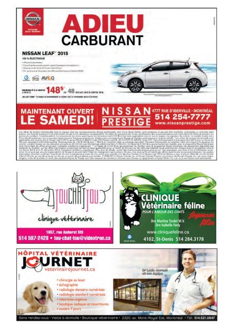 VOL. 31 N 10 ~ JANVIER 2015 ~ GRATUIT ~ fugues.com