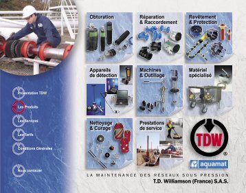 Aquamat Europe Product List - T.D. Williamson, Inc.