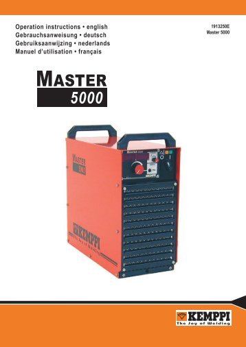 1913250E Master 5000 - Kemppi