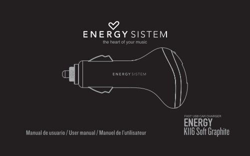 Manual de usuario / User manual / Manuel de l ... - Energy Sistem