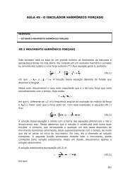 AULA 45 â O OSCILADOR HARMÃNICO FORÃADO