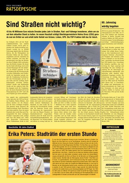 Ratsdepesche Nr. 9 5/2012 - FDP-Fraktion