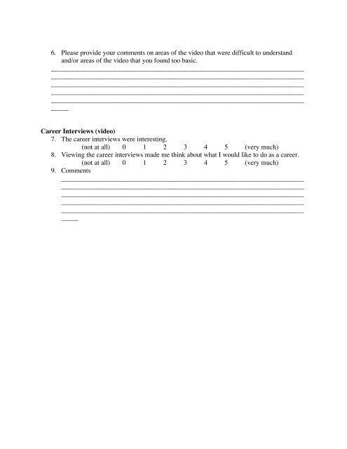 Student Feedback Form