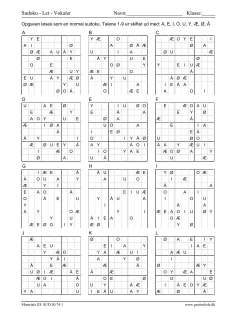 Sudoku Let