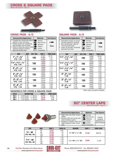 Superior Abrasives Catalogs.pdf - JW Donchin CO.