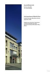 Geschäftsbericht Kreissparkasse Altenkirchen