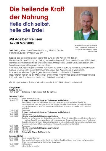 Northeim GER - The Kushi Institute of Europe