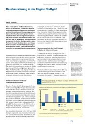 Reurbanisierung in der Region Stuttgart - Statistisches Landesamt ...