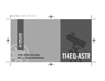 Model 114EQ-ASTR - Meade