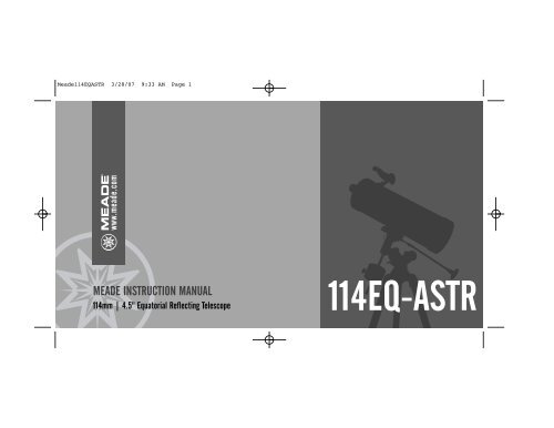 Model 114EQ-ASTR - Meade