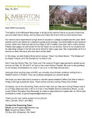 MidWeek Messenger - Kimberton Waldorf School