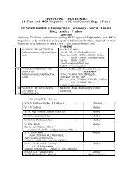 MANDATORY DISCLOSURE - SRKR Engineering College