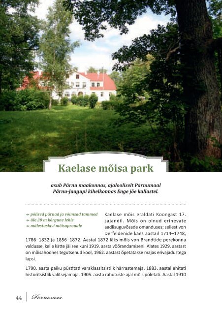 LÃµuna-Eesti pargid - Keskkonnaamet