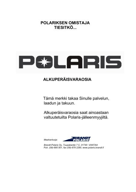 2006 Sport.pdf - Polaris