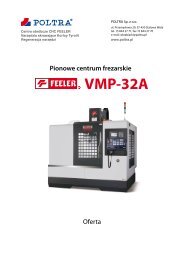 VMP-32A - Pionowe Centra Frezarskie CNC