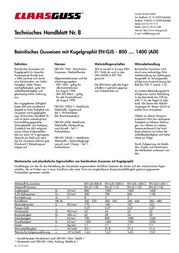 Techn. Handblatt (PDF) - CLAAS GUSS GmbH