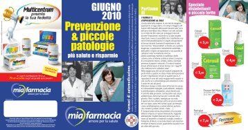 Farmaci di automedicazione. - Farmacia Parco Nord