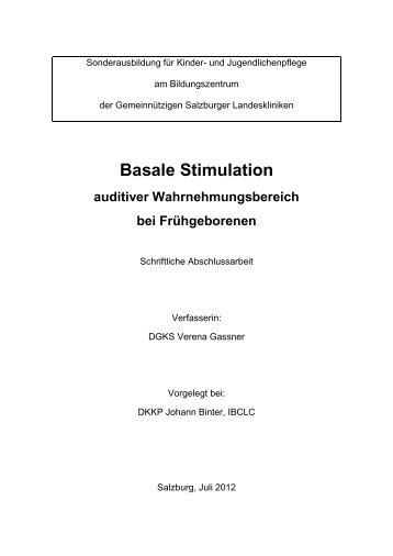 Basale Stimulation - Salk