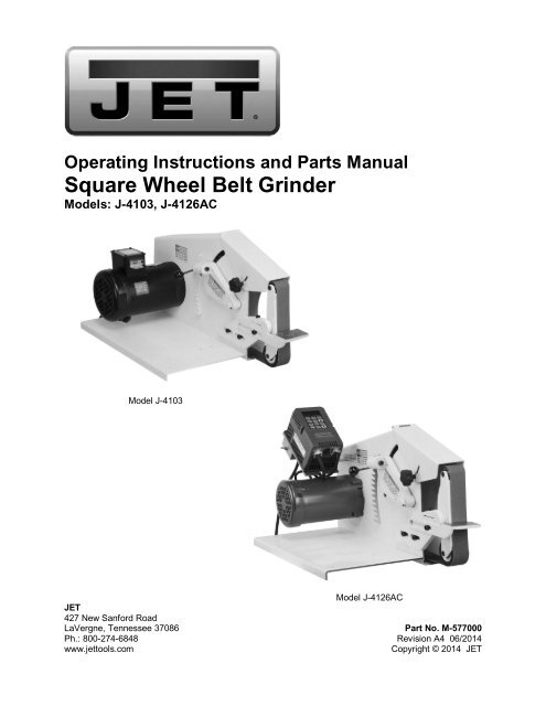 Manual JET Tools