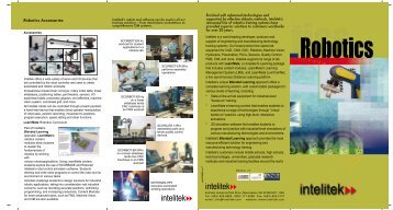 Robotics Product Line Tri-fold Brochure - Intelitek