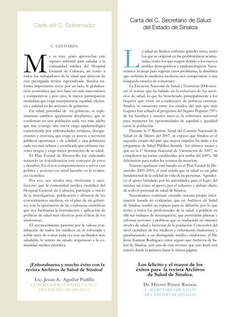 Revista MÃ©dica-01.indd - Hospital General de CuliacÃ¡n