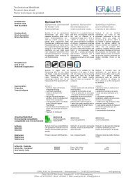 Datenblatt - IGRALUB Deutschland GmbH
